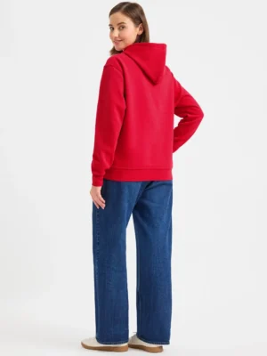 Ladies Deluxe Hooded Sweatshirt